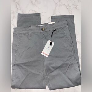 Beverly Hills Polo Club Men's Charcoal Chinos